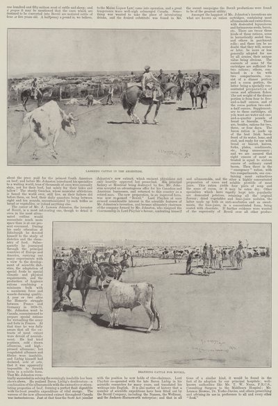 Cattle in Argentina by Henry Charles Seppings Wright